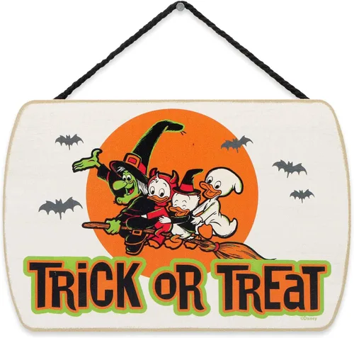 Miniatura 6 de Disney Lilo and Stitch Boo - Decoración de pared de madera para Halloween, divertido letrero de Halloween para decoración del hogar Azul y rojo