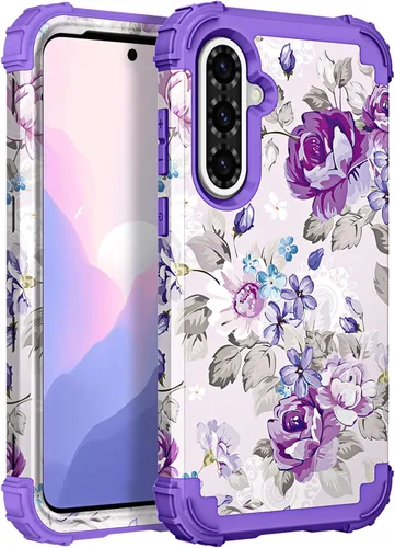 Miniatura 87 de Hocase Funda para Galaxy A37 5G, protección resistente a prueba de golpes, parachoques de goma de silicona suave+funda protectora híbrida