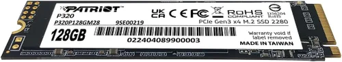 Miniatura 2 de Patriot Memory P320 SSD interno de 128 GB - NVMe PCIe Gen 3x4 - M.2 2280 - Unidad de estado sólido - P320P128GM28