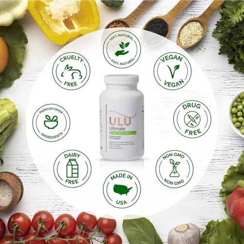 Miniatura 2 de Multivitamínico definitivo: vegano, sin hierro, promueve un cabello, piel y uñas más fuertes y mejora los antioxidantes y la energía con un mejor