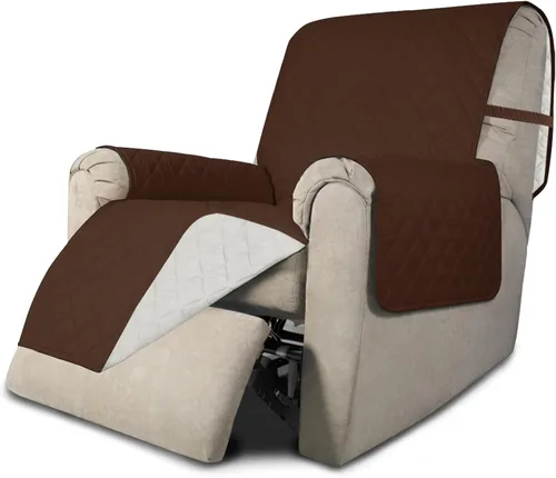 Miniatura 129 de Easy-Going - Funda para sofá, futón y sillón sin reposabrazos, reversible, resistente al agua, para mascotas y niños (azul oscuro/azul claro)