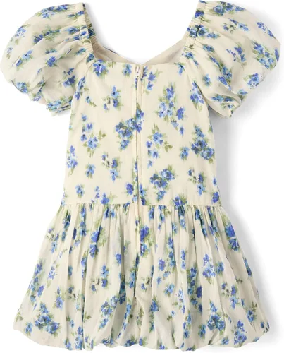 Miniatura 3 de The Children's Place - Vestido elegante sin mangas con dobladillo de burbuja para niñas