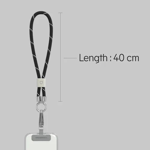 Miniatura 4 de RhinoShield Cordón trenzado para teléfono de muñeca, materiales reciclados, fácil de ajustar, encanto, correa duradera (tarjeta de jardín incluida)