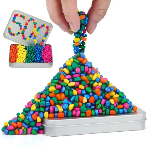 Miniatura 19 de Más de 1000 masillas originales de ferrita coloridas, piedras sensoriales, para adultos para aliviar el estrés de escritorio y artículo de oficina
