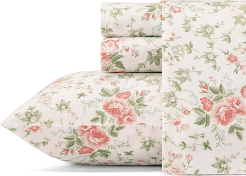 Miniatura 39 de Laura Ashley - Juego de sábanas King, sábans de cama extremadamente suaves con una sensación ligera y naturalmente sedosa de algodón satinado - Musa