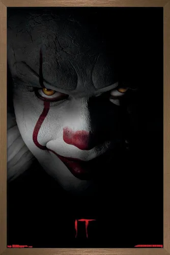 Miniatura 14 de Trends International IT-Pennywise - Póster de pared, 14.725 x 22.375 pulgadas, versión enmarcada de madera de granero