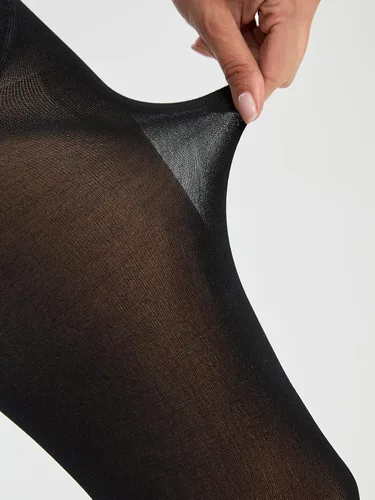 Miniatura 5 de MakeMeChic Medias de maternidad para mujer, pantimedias opacas para el embarazo