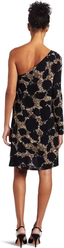 Miniatura 2 de Kensie Vestido estampado niña adolescente, Vestido estampado., S, Negro multi