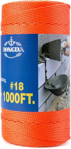 Miniatura 14 de HONGDA Cuerda de nailon, cuerda de nailon trenzado #18 de 250 pies, perfecta para trabajos de mampostería y para el diseño de construcción general
