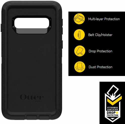 Miniatura 3 de OtterBox Defender Series - Carcasa sin pantalla para Galaxy S10, color negro