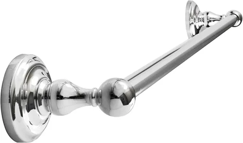 Miniatura 5 de SENTO ROBIKI - Juego de accesorios de baño modernos plateados, incluye gancho para bata, soporte para papel higiénico, toallero, barra de toalla
