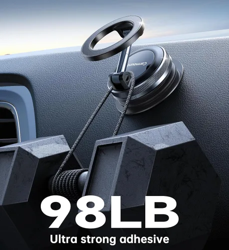 Miniatura 4 de para Soporte de Coche Magsafe carmount 2.0 Soporte Magnético para Teléfono【Soporte Flexible】Soporte de Teléfono para Coche al Vacío【Succión de 98+
