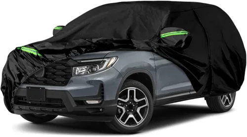 Miniatura 9 de Funda impermeable para auto Compatible con Honda Pilot 2002-2025, fundas para auto para todo tipo de clima 210T con interior de algodón
