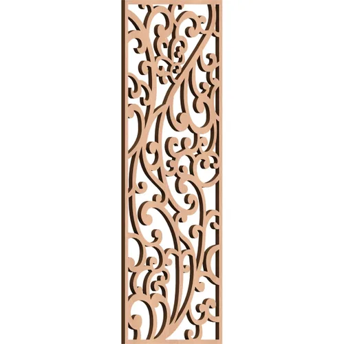 Woodhaven - Paneles de pared decorativos de madera con calado, 9 3/8 pulgadas de ancho x 24 3/8 pulgadas de alto x 1/4 de alto, aliso