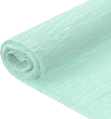 Miniatura 28 de MECCANIXITY Papel crepé, 7.9 pies de largo y 20 pulgadas de ancho, rollo de papel crepé de albaricoque para decoración de fiestas, suministros