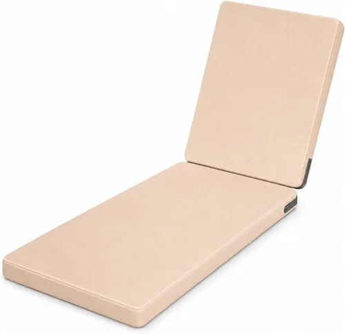 Miniatura 7 de Chaise Lounge - Cojines para muebles de patio al aire libre Cojines para sillas de patio resistentes al agua de 72 x 21 pulgadas Cojines Gris