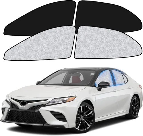 Miniatura 14 de ZATOOTO Persianas para ventana de automóvil, paquete de 4 fundas para ventana de automóvil con bloqueo UV de alta calidad, cortinas de ventana