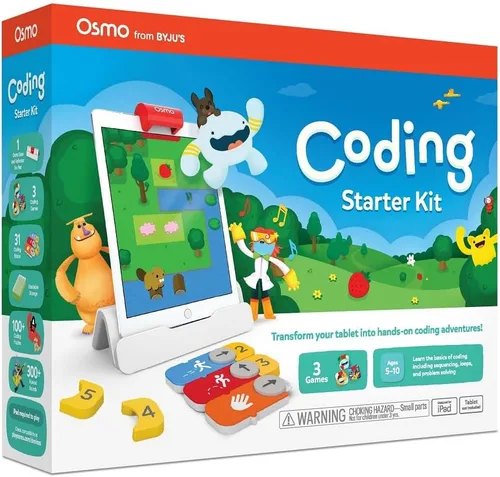 Miniatura 2 de Osmo - Kit de inicio de codificación para tablet Fire - 3 juegos educativos de aprendizaje Edades 5-10+ - Aprende a codificar, fundamentos