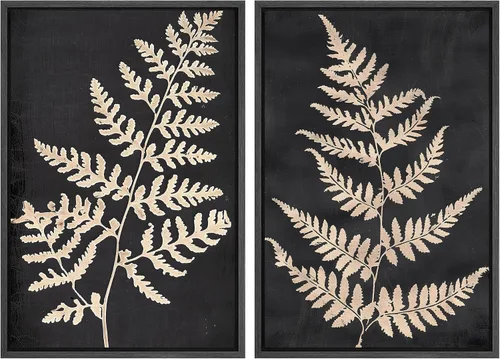 Miniatura 31 de SIGNWIN Lienzo enmarcado para pared, ilustraciones abstractas texturizadas en tonos beige terrosos, arte moderno, decorativo, contemporáneo