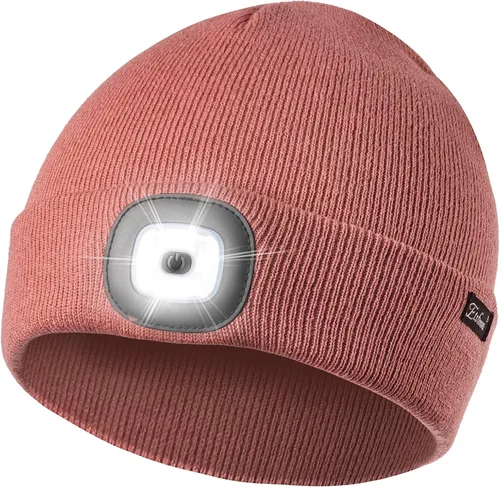 Miniatura 31 de Etsfmoa Gorro unisex con la luz, regalos para hombres, papá, padre, gorras recargables por USB