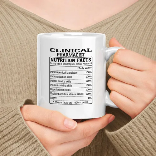 Miniatura 227 de Employee Apreciation Gift For Administrator Información nutricional, White 11oz Ceramic Mug