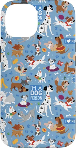 Miniatura 4 de Disney Funda azul para iPhone 17 con texto en inglés "Dogs I'm a Dogperson