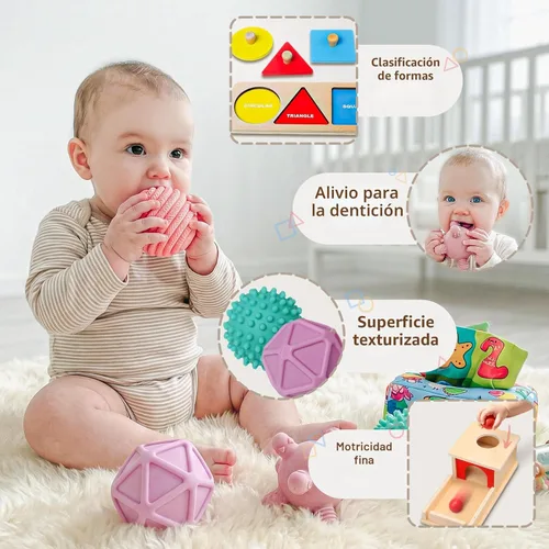 Miniatura 2 de Juguetes Montessori para bebés de 6 a 12 meses, para niños de 1 año, juguete sensorial 8 en 1 para niños de 12 a 18 meses, juguetes de desarrollo