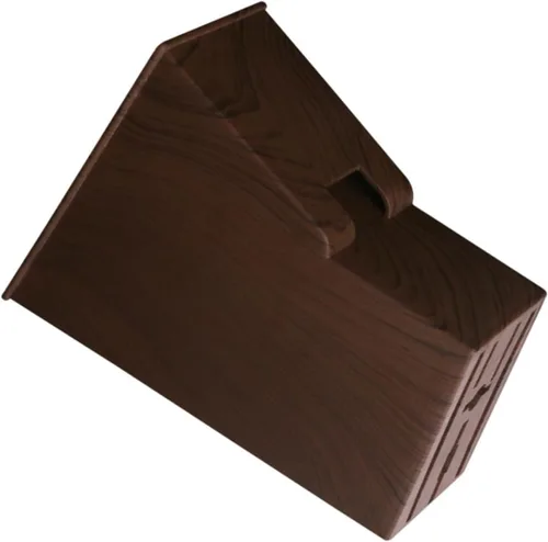 Miniatura 9 de Mobestech Vajilla de madera para patrón de estante afilado de cubiertos para el hogar Cortador Bloque estable Estante de madera de imitación