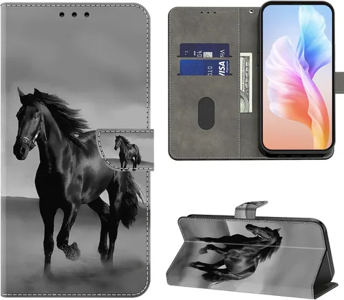 Miniatura 23 de Funda para Samsung Galaxy S22, cartera Flip Folio lindo 3D pintado de dibujos animados PU Funda de cuero PU para niñas mujeres ranuras para tarjetas