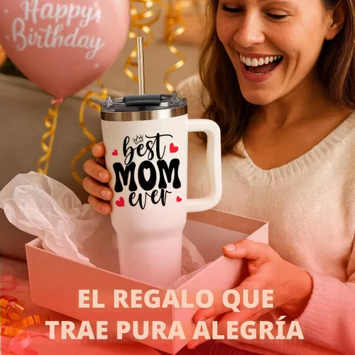 Miniatura 2 de Regalos de Navidad para mamá - Mejor taza con asa de mamá de siempre de 40 onzas, taza de café para mamá, tazas de mamá, ideas de regalo para mamá