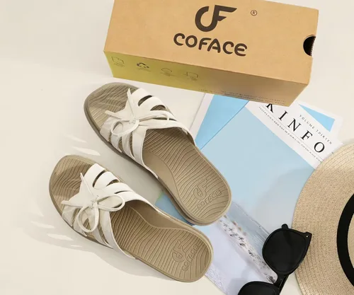 Miniatura 7 de COFACE Sandalias ortopédicas elegantes para mujer, puntera cuadrada, cómodas, gruesas, atléticas, para recuperación, caminar, ligeras, de espuma