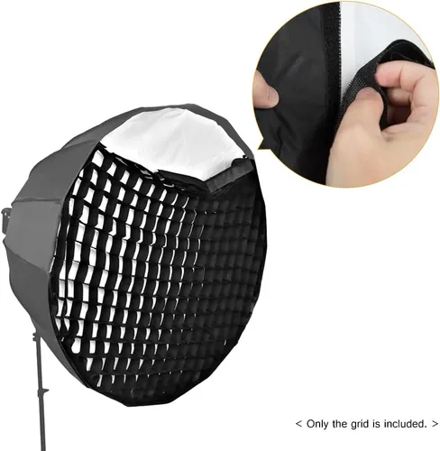 Miniatura 4 de Andoer 47.2 in Softbox Honeycomb Grid 16 Robs Deep Photography Parabólico Softbox Grid