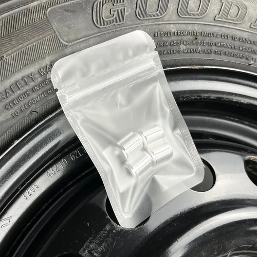 Miniatura 7 de Tapones metálicos para válvulas de neumáticos, tapas de vástago de válvula plateadas, tapas de válvula de aire universales para automóviles