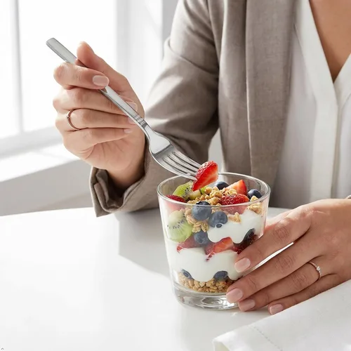 Miniatura 5 de Morcte Tenedor de postre de acero inoxidable, juego de 12