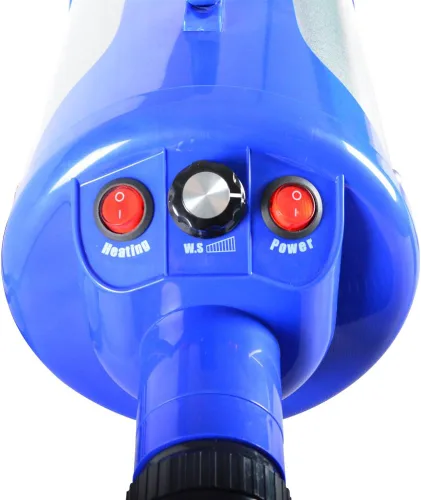Miniatura 4 de SHELANDY Groomer Partner Secador de pelo de mascotas con fuerza para perros, soplador para el aseo de perros con calentador (Azul)