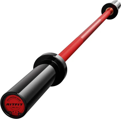 Miniatura 18 de RITFIT Olympic Barbell 4ft/6ft - 2 Inch Weight Bar for Strength Training, Weightlifting, Squat, Deadlift, Bench Press, Curl, Overhead Press
