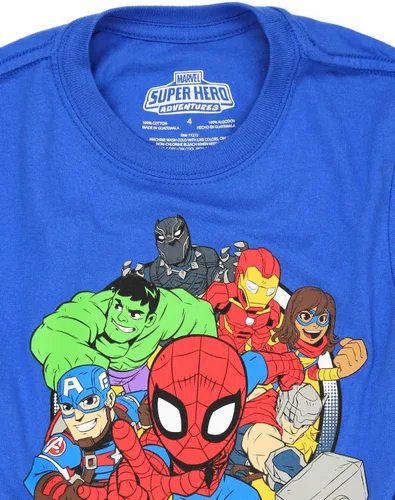 Miniatura 5 de Marvel Super Hero Adventures - Camiseta de manga corta para niños