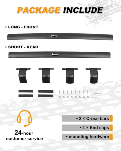 Miniatura 9 de Barras transversales de techo para Cadillac XT6 2020-2025 barras transversales portaequipajes portaequipajes portaequipajes