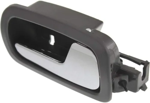 Miniatura 5 de Para Chevy Cobalt 2005-2010 Manija de puerta interior Trasero lado del pasajero Bisel negro con palanca cromada Trim:All Submodels