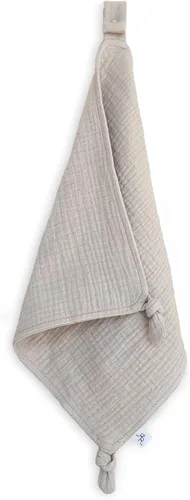 Ryan & Rose Cutie Lovey - Manta suave de muselina 100% de algodón orgánico con cierre de presión adjunta - Loveys para bebés, mantas de seguridad