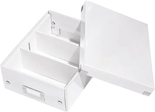 Miniatura 8 de Leitz Caja de almacenamiento A5, rango de clic y tienda 60430001 - Caja de almacenamiento pequeña, blanca A5 Azul (Ice Blue)
