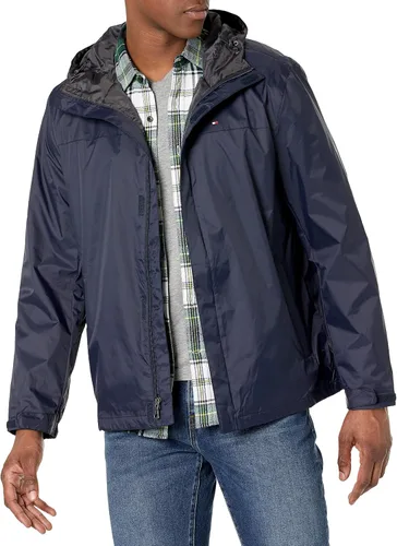 Miniatura 20 de Tommy Hilfiger Chaqueta impermeable con capucha, transpirable, ligera, para hombre