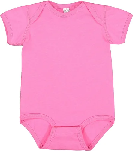 Miniatura 206 de RABBIT SKINS, Body de manga corta de jersey fino suave para bebé