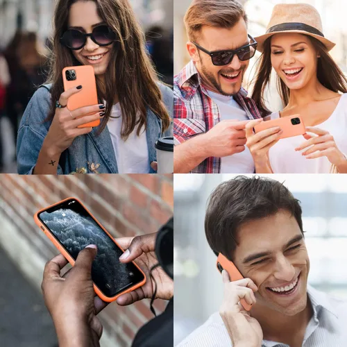 Miniatura 5 de DTTO Compatible con iPhone 11 Pro Max, [Serie Romance] Funda de silicona [Protección mejorada de cámara y pantalla] con cojín de rejilla de panal