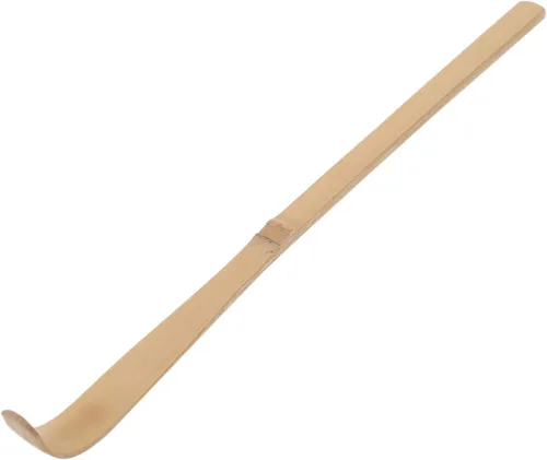 Miniatura 8 de Cuchara de bambú de matcha, cuchara de bambú para matcha japonesa, Chashaku, cuchara de té verde enganchada, utensilios de ceremonia de té de 7.1 in