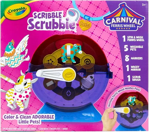 Miniatura 7 de Crayola Scribble Scrubbie Pets, Perro y Gato, Juguetes para Niños, Regalo para Niñas y Niños, Edad 3, 4, 5, 6