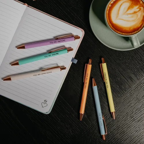 Miniatura 4 de MESMOS Juego de 6 bolígrafos elegantes de tinta fabricados en Alemania para mujeres, ideas de regalo de agradecimiento para maestras, los mejores
