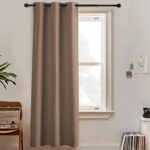 Miniatura 26 de RYB HOME - Cortinas extra largas con bloqueo de luz, persianas opacas insonorizadas para privacidad para cine en casa, oficina, fondo de patio, sala