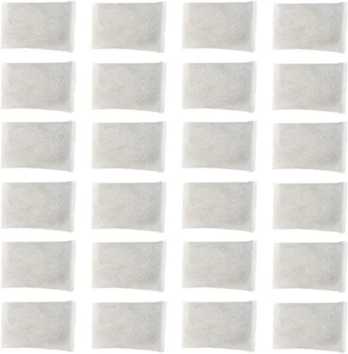 Green Piece Paquete de 24 repuestos de filtros de agua de carbón activado (fabricados en los Estados Unidos), perfecto para Megahome y la mayoría de
