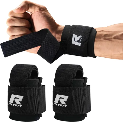 RitFit Muñequeras, correas de muñeca para levantamiento de pesas, soporte de muñeca para entrenamiento, culturismo, MMA, levantamiento de potencia,